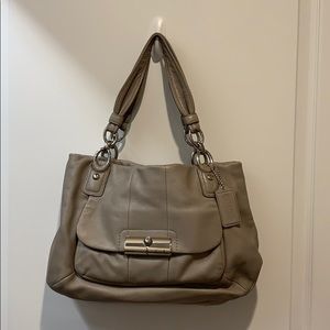 Leather Coach bag